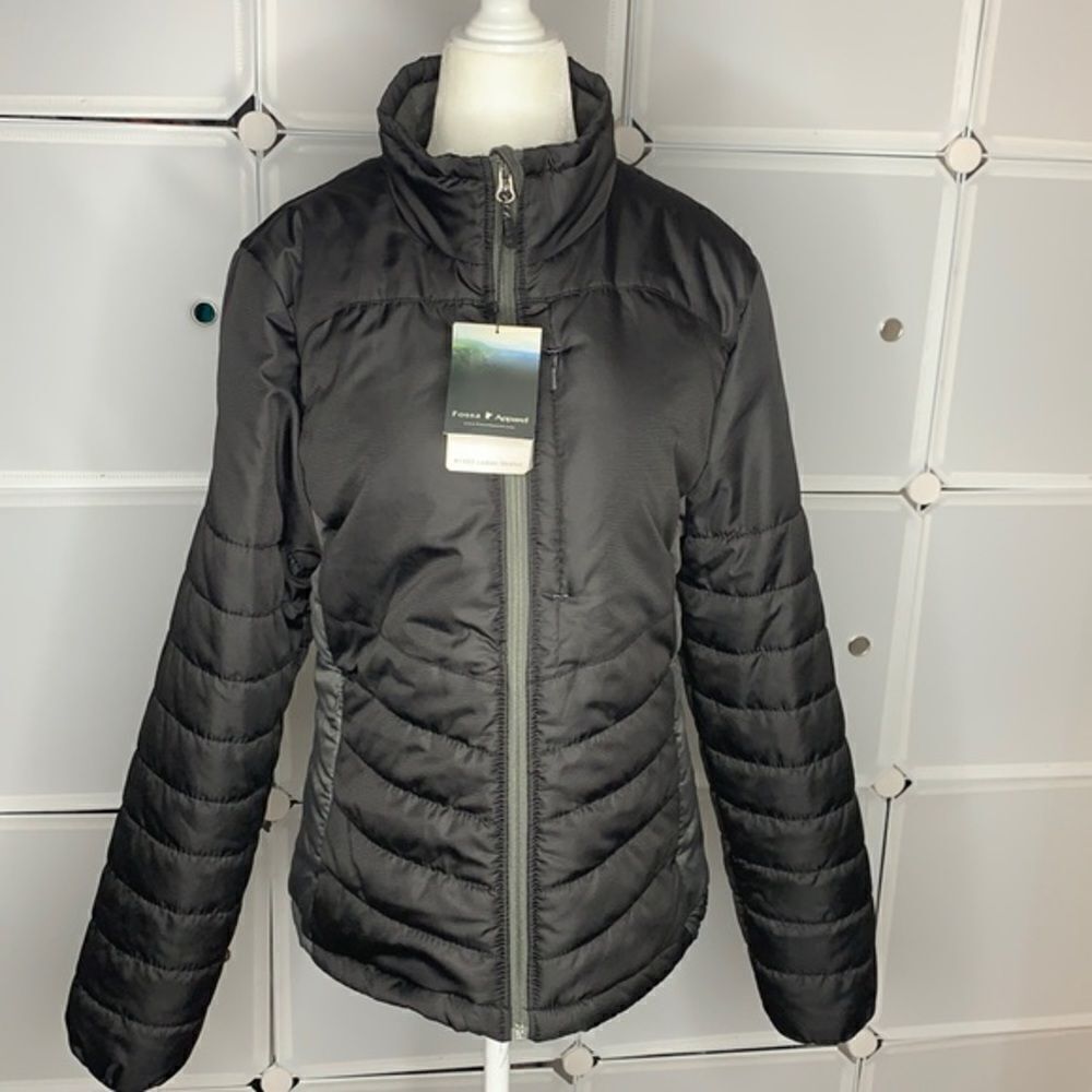 Fossa Women’s Black Puffer Jacket Size Medium